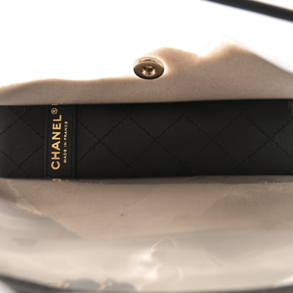 Chanel Lambskin PVC Medium Sand By The Sea Flap Black 5 of 12