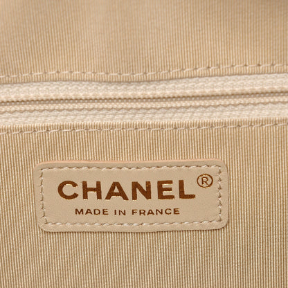 Chanel Caviar Iridescent Calfskin Duo Bowling Bag Black Light Gold 6 of 8