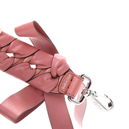 Fendi Vitello Liberty Shiny Nappa Lace Up Bow Mini Strap You Macaron 4 of 5