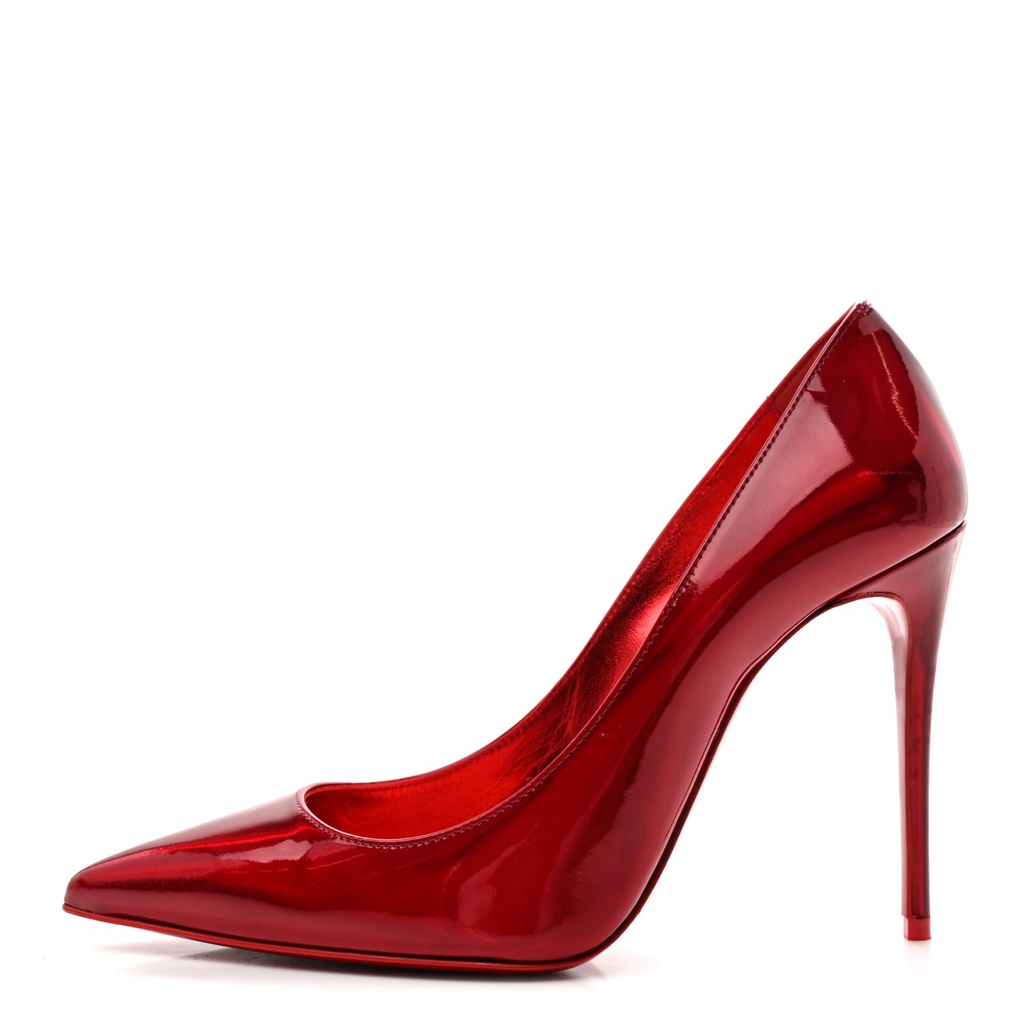 Metallic Patent Psychic So Kate 100 Pumps 35.5 Loubi
