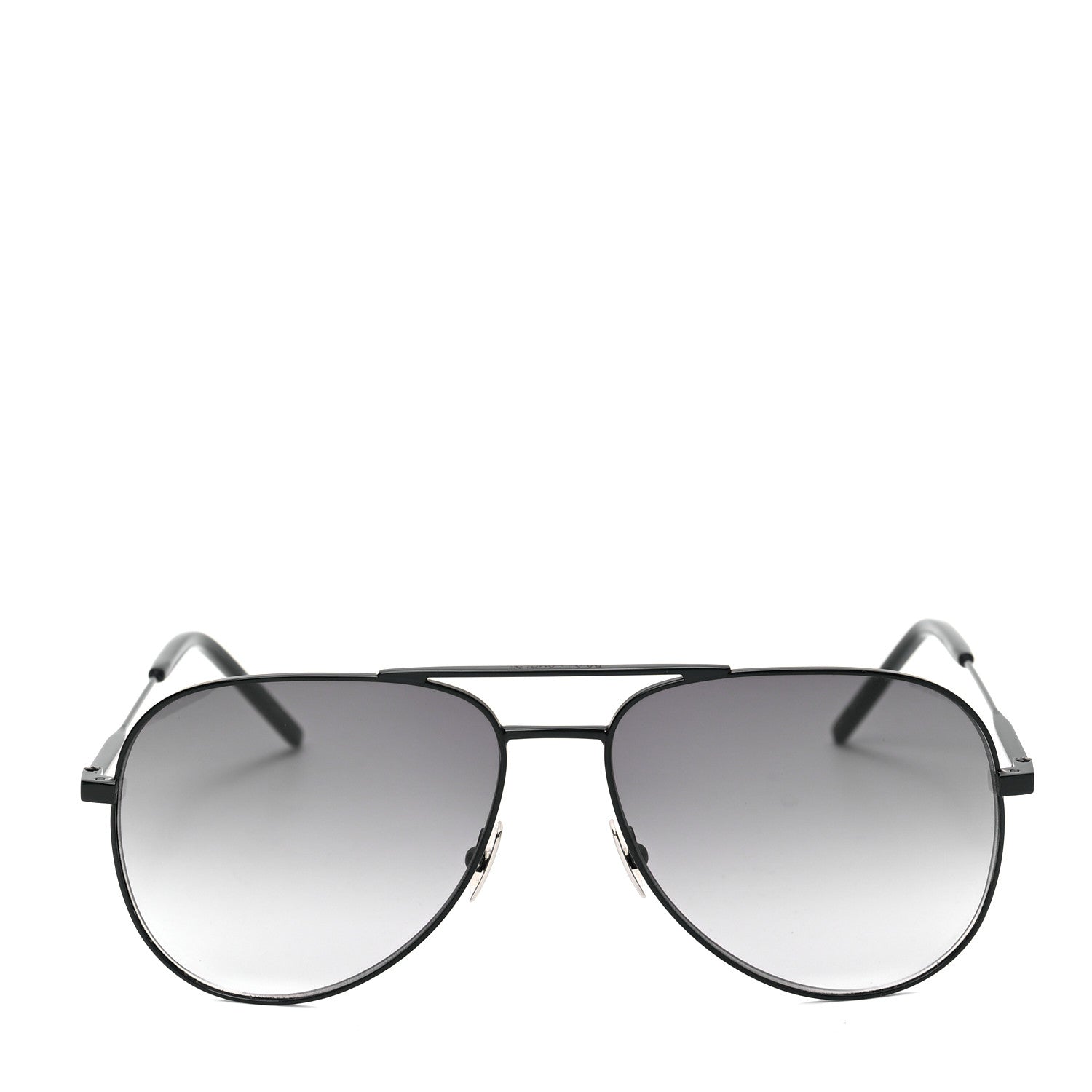 Saint Laurent Metal Aviator Classic 11 Rim Sunglasses Black 2 of 6