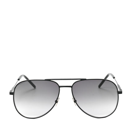 Saint Laurent Metal Aviator Classic 11 Rim Sunglasses Black 2 of 6