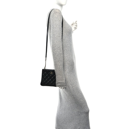 Chanel Lambskin Quilted Crossbody Bag Black 2 of 11
