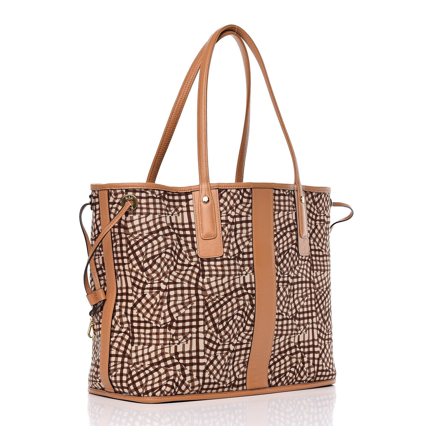 Visetos Medium Liz Reversible Shopper Tote Cognac