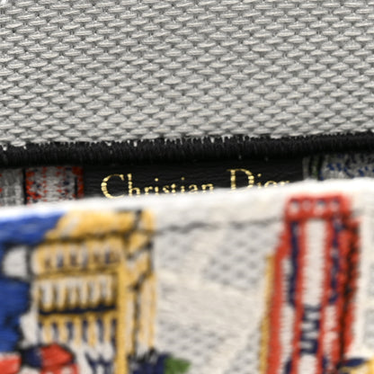 Christian Dior Canvas Embroidered Medium New York Book Tote Multicolor 12 of 13