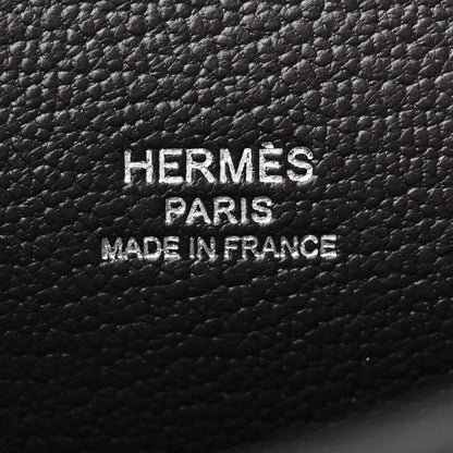 Hermes Taurillon Clemence Jypsiere 28 Chocolate 6 of 10