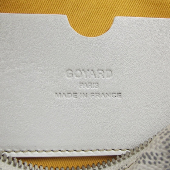Goyardine Amakios PM Bowler Tote bag White
