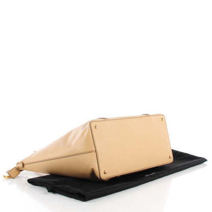 Dolce & Gabbana Textured Calfskin Miss Escape Tote Beige 4 of 6
