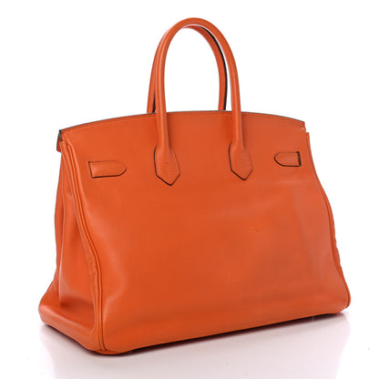 Hermes Swift Birkin 35 Orange 2 of 11