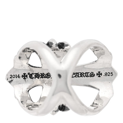 Chrome Hearts Sterling Silver Infinity Ring 57 8 4 of 4
