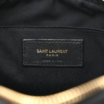 Saint Laurent Calfskin Matelasse Monogram Lou Camera Bag Black 6 of 10