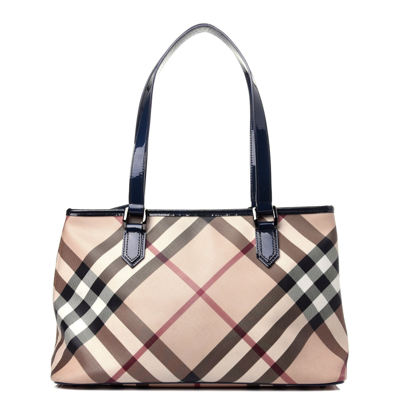 Nova Check Small Nickie Tote Blue