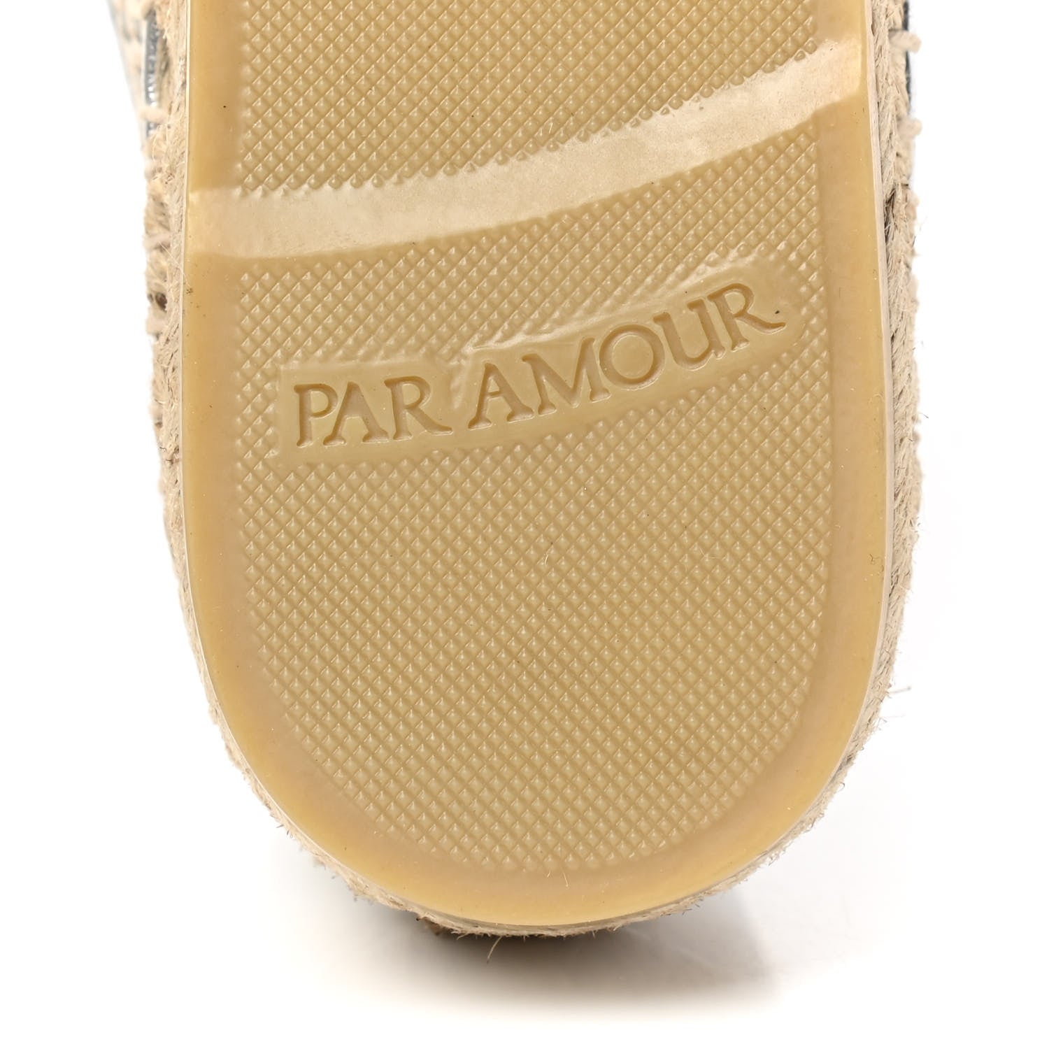 Gucci Lame Nappa GG Monogram Espadrilles 35 Silver Beige 11 of 11