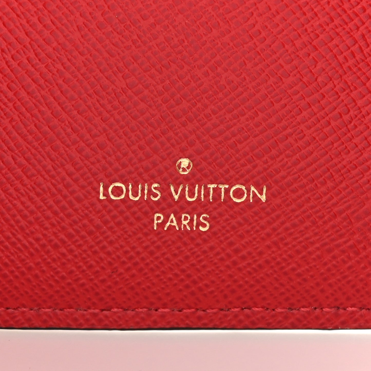 Damier Ebene Victorine Wallet Cherry