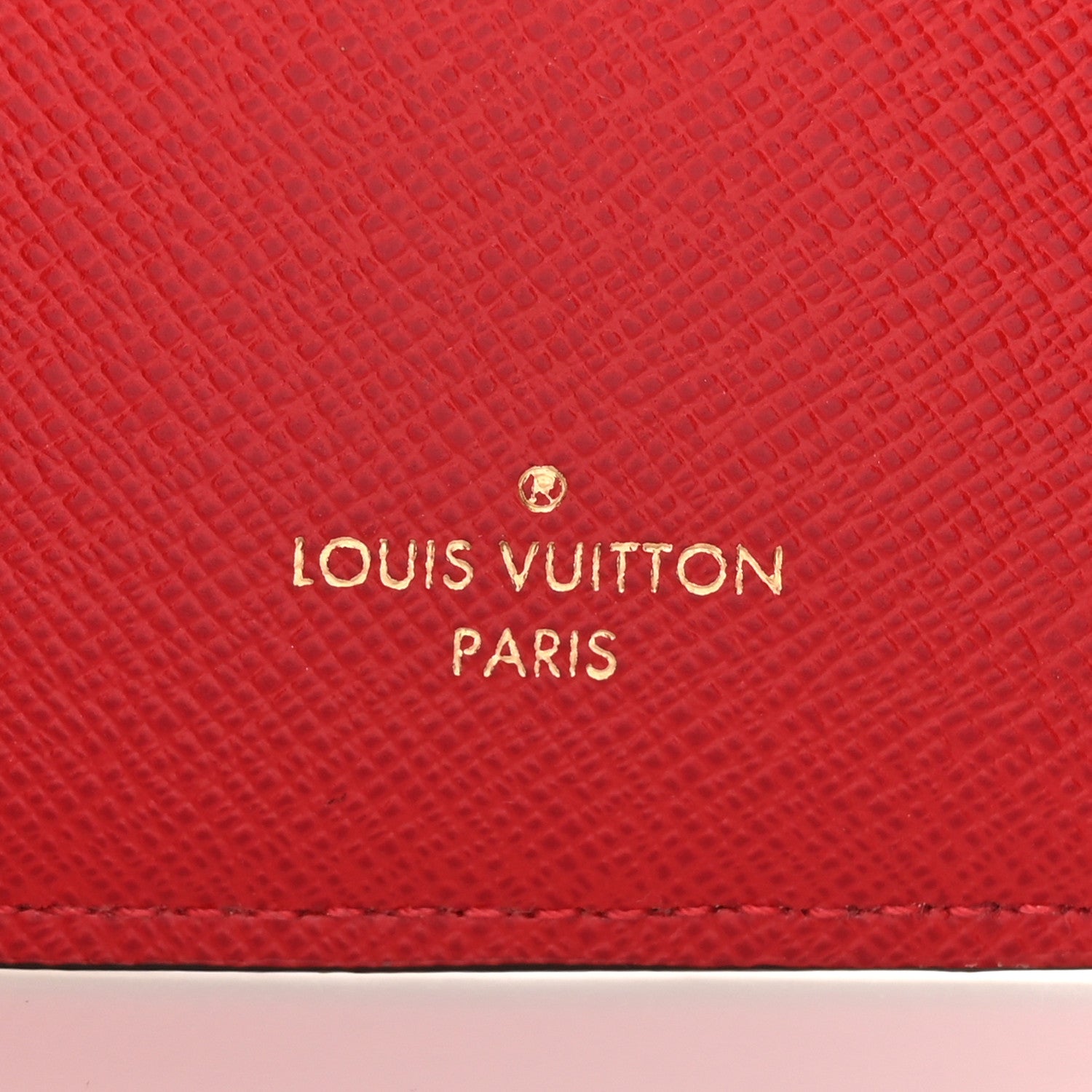 Louis Vuitton Damier Ebene Victorine Wallet Cherry 7 of 10