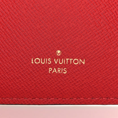 Louis Vuitton Damier Ebene Victorine Wallet Cherry 7 of 10
