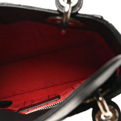 Christian Dior Lambskin Cannage Mini Lady Dior Black 5 of 10