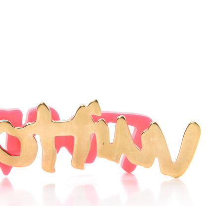 Louis Vuitton Graffiti Bag Charm Pink 3 of 4