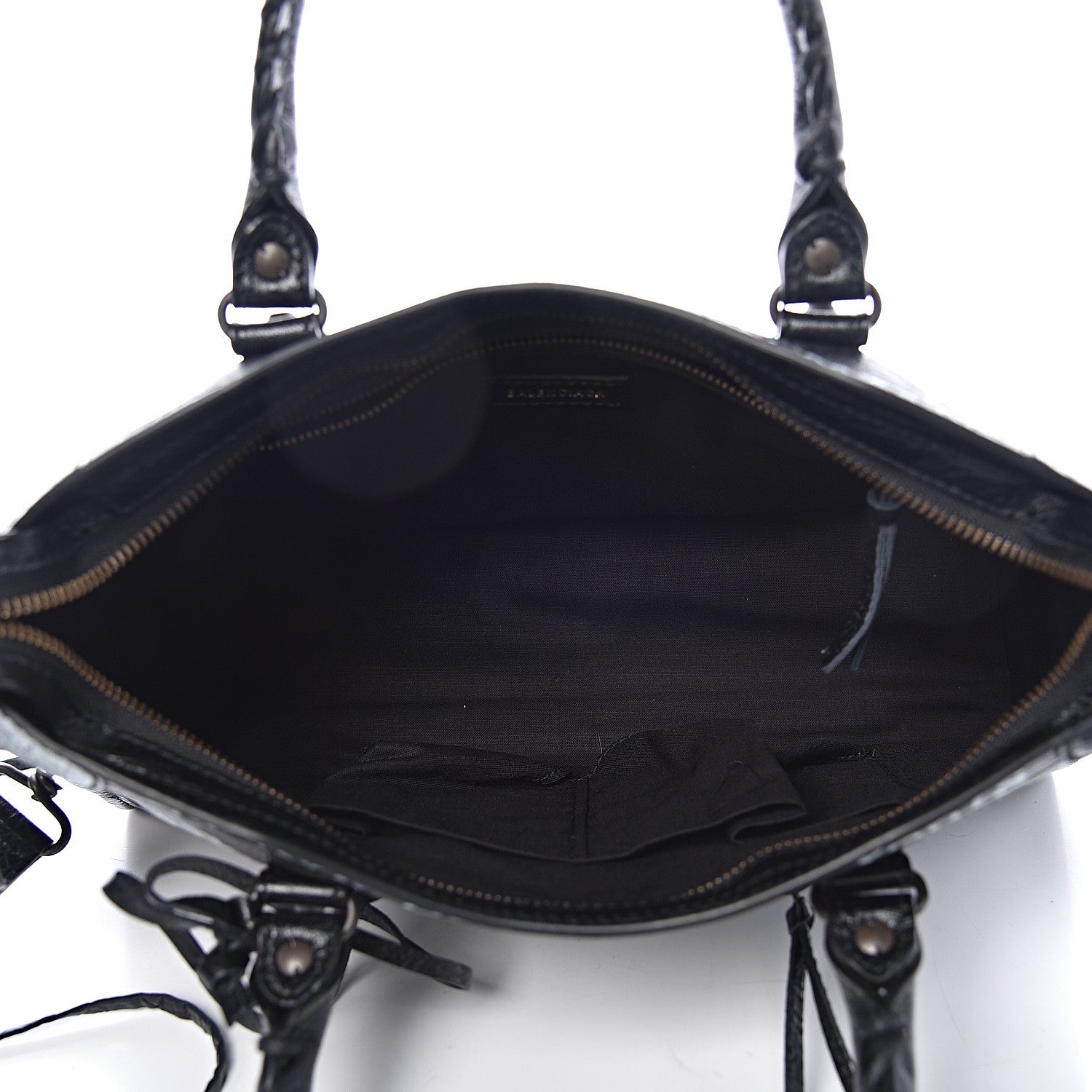 Balenciaga Agneau Classic Hardware Graffiti All Over S City Black 8 of 11