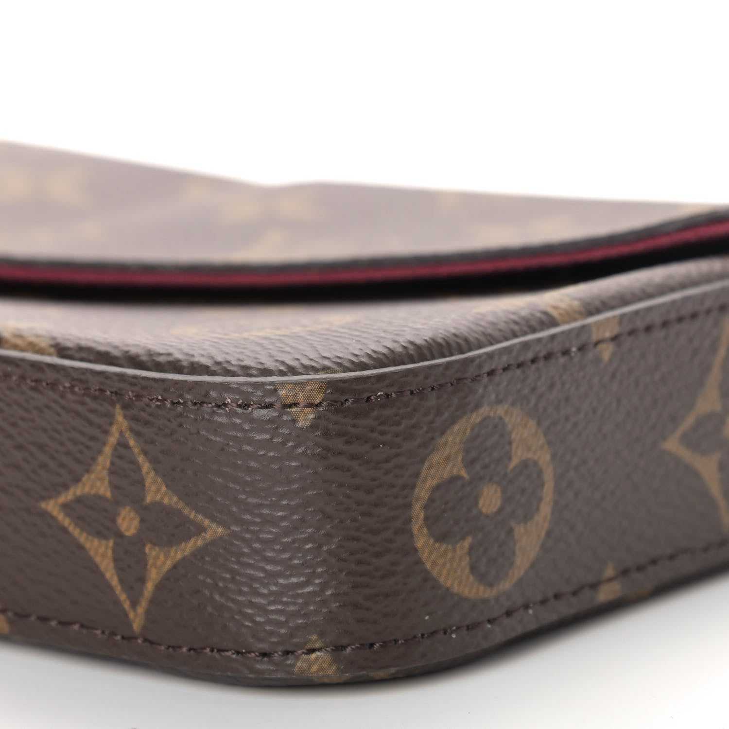 Louis Vuitton Monogram Pochette Felicie Chain Wallet Fuchsia 10 of 12