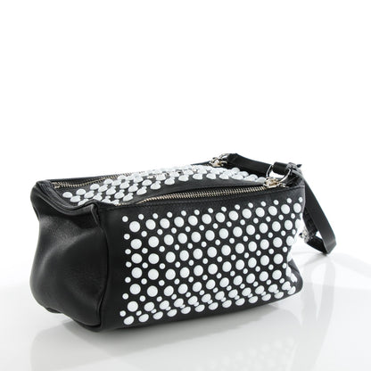 Givenchy Calfskin Studded Pandora Wristlet Black 3 of 7