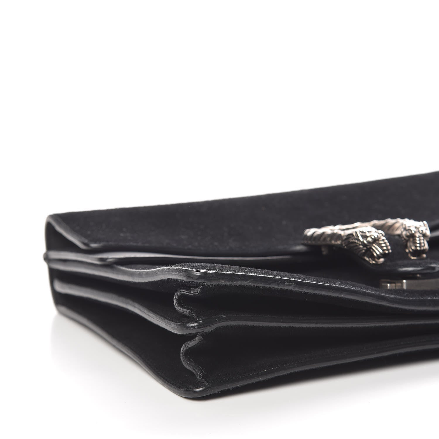 Gucci Suede Medium Dionysus Shoulder Bag Black 12 of 13