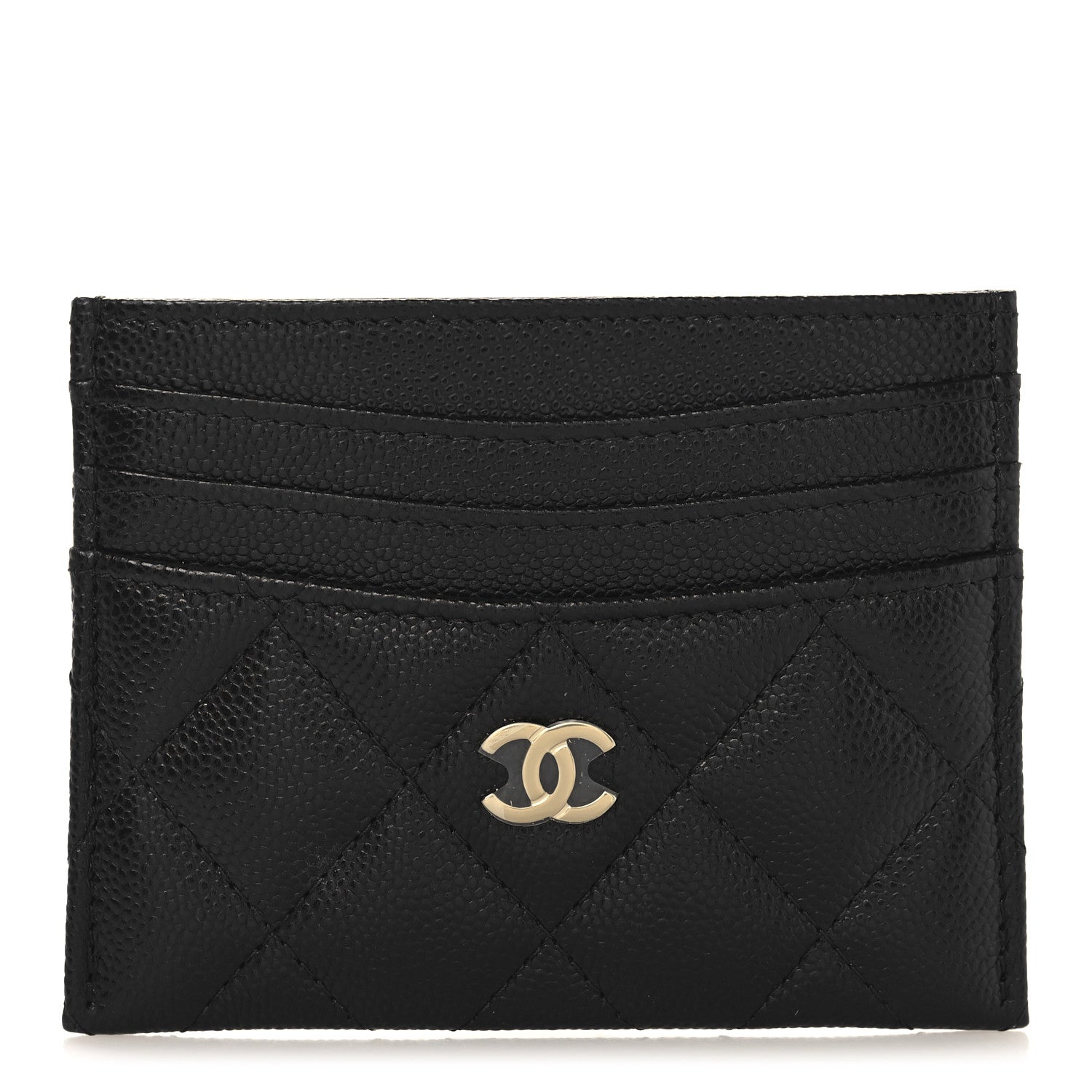 Chanel Caviar Quilted Business Card Holder Black 1 of 9
