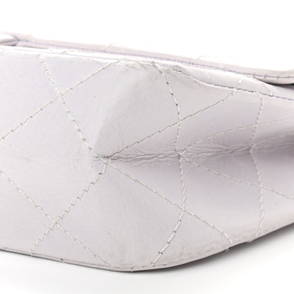 Chanel Aged Calfskin Quilted 50th Anniversary 2.55 Reissue 227 Flap White 9 of 14