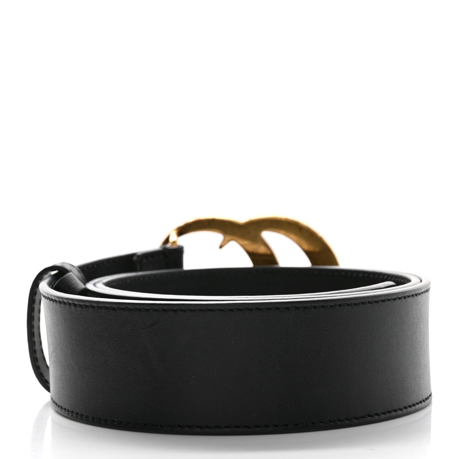 Gucci Calfskin Double G 40mm Belt 80 32 Black 2 of 9