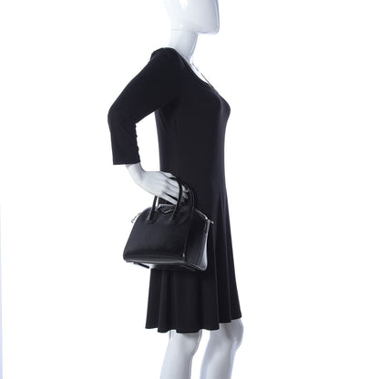 Givenchy Textured Patent Calfskin Mini Antigona Black 3 of 11