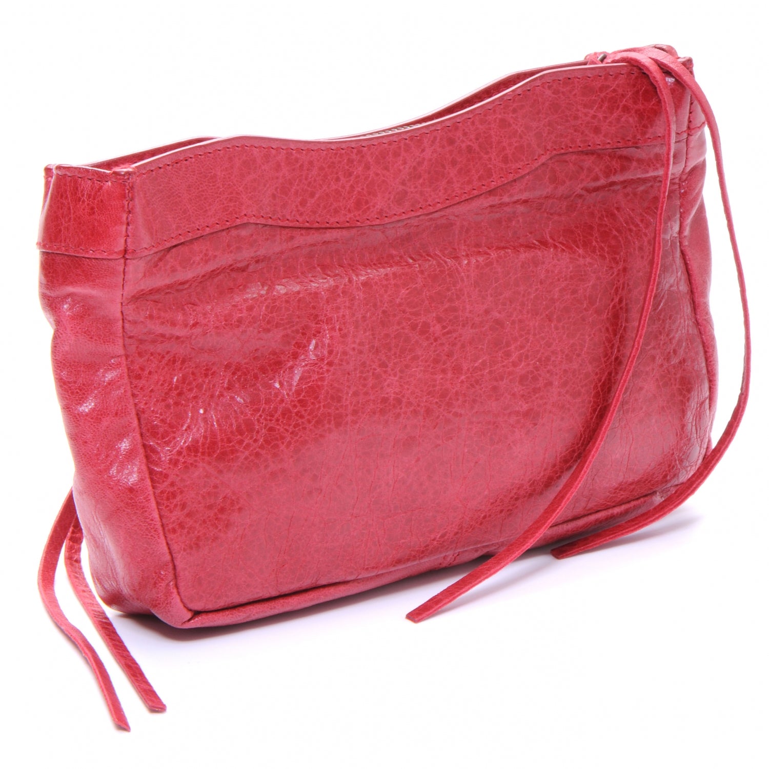 Balenciaga Chevre Porte Toilette Makeup Clutch Sang 3 of 7