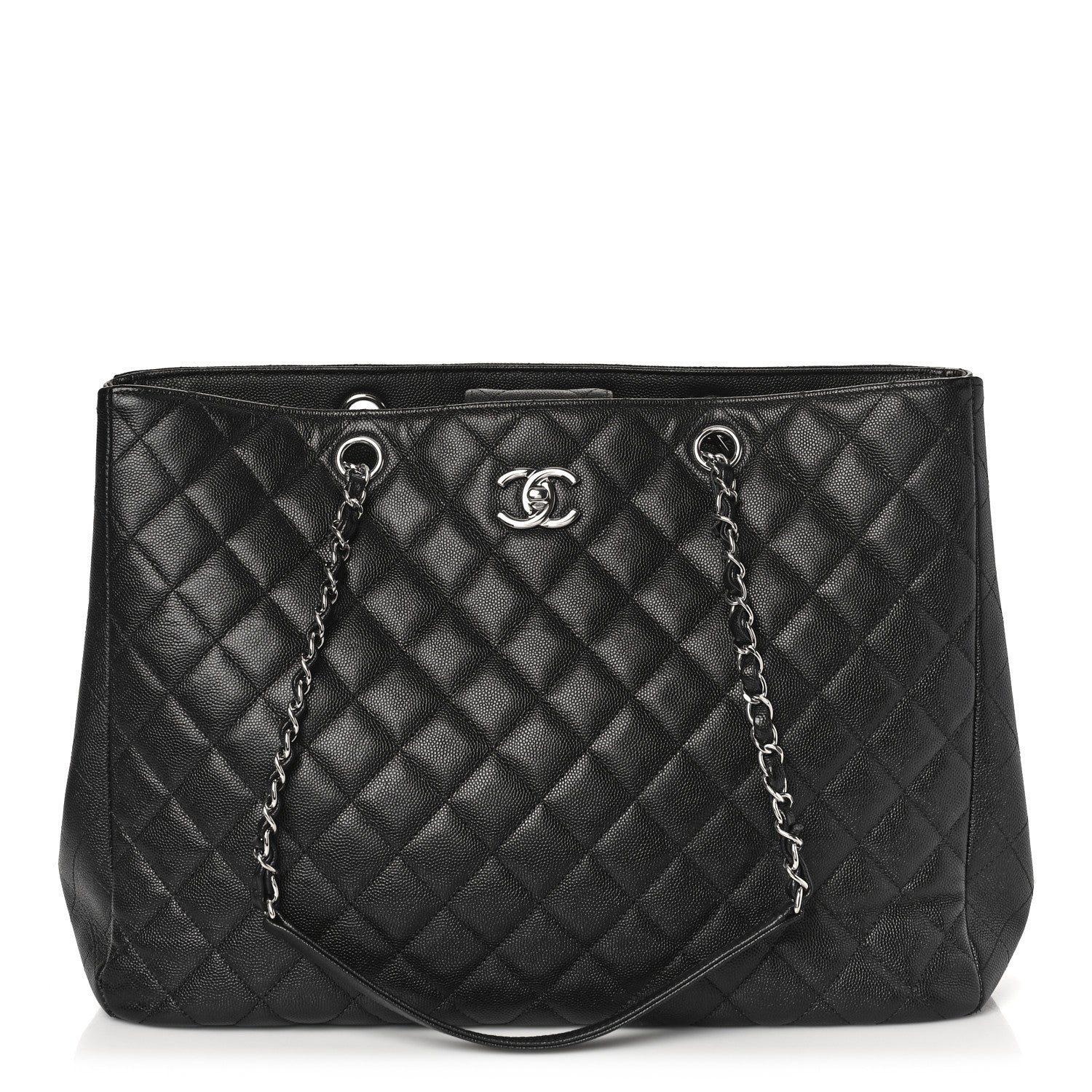 Chanel Caviar Quilted Large Shopping Tote Black 1 of 9