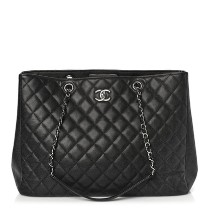 Chanel Caviar Quilted Large Shopping Tote Black 1 of 9