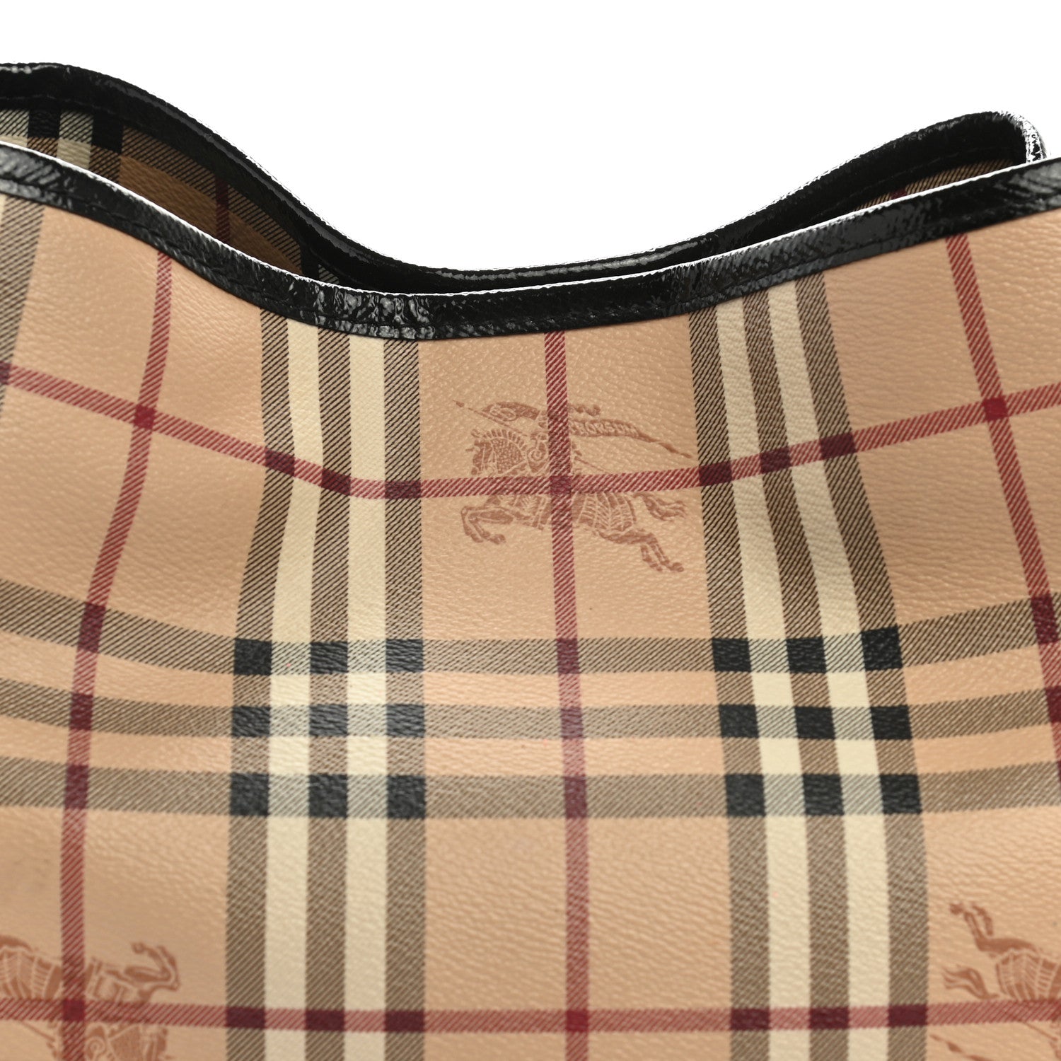 Burberry Haymarket Check Small Canterbury Tote Black 8 of 10