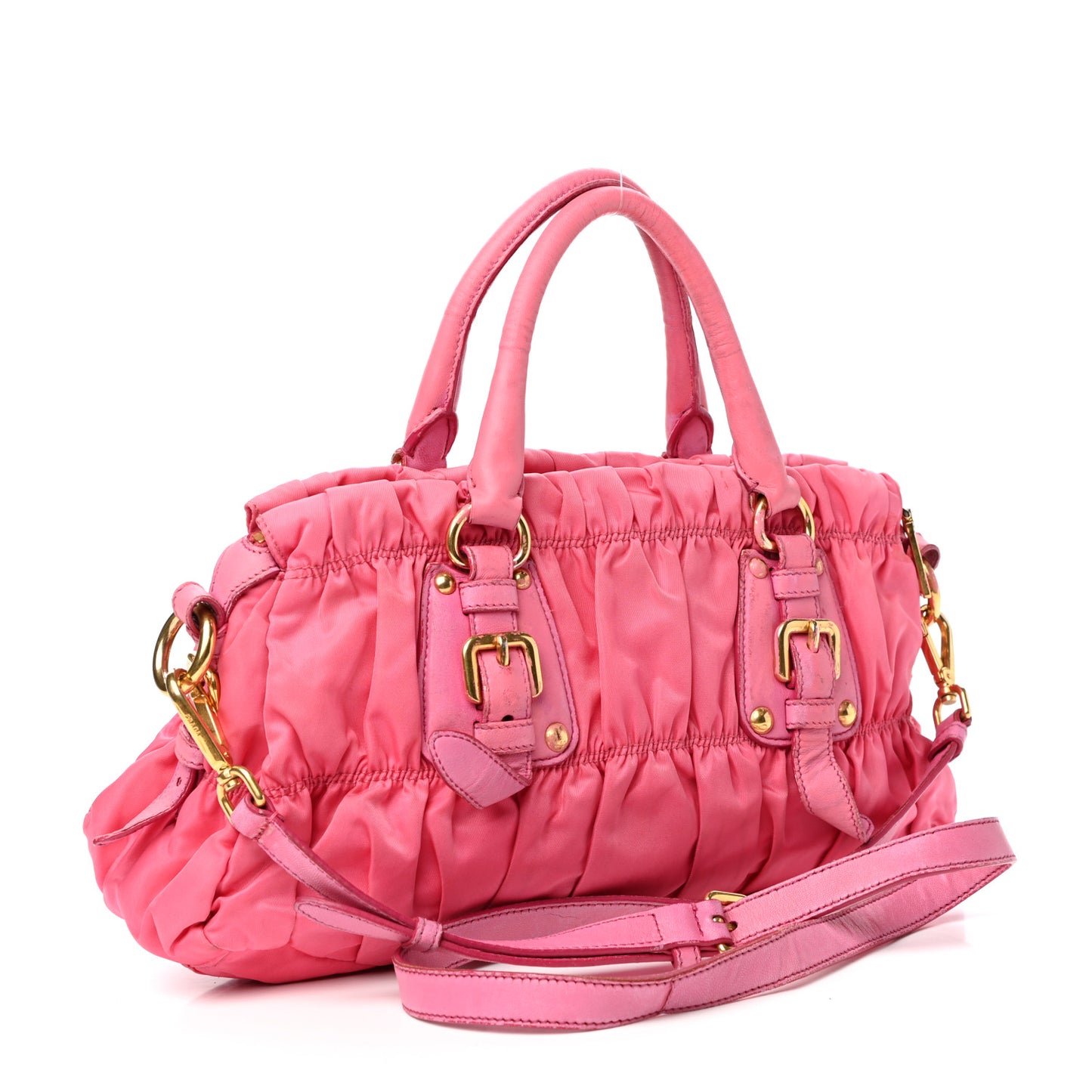 Tessuto Nylon Gaufre Satchel Petalo