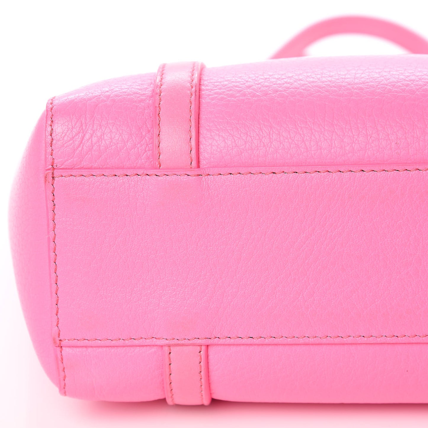 Calfskin XXS Everyday Tote Neon Pink