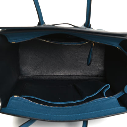 Celine Goatskin Micro Luggage Deepsea 5 of 13