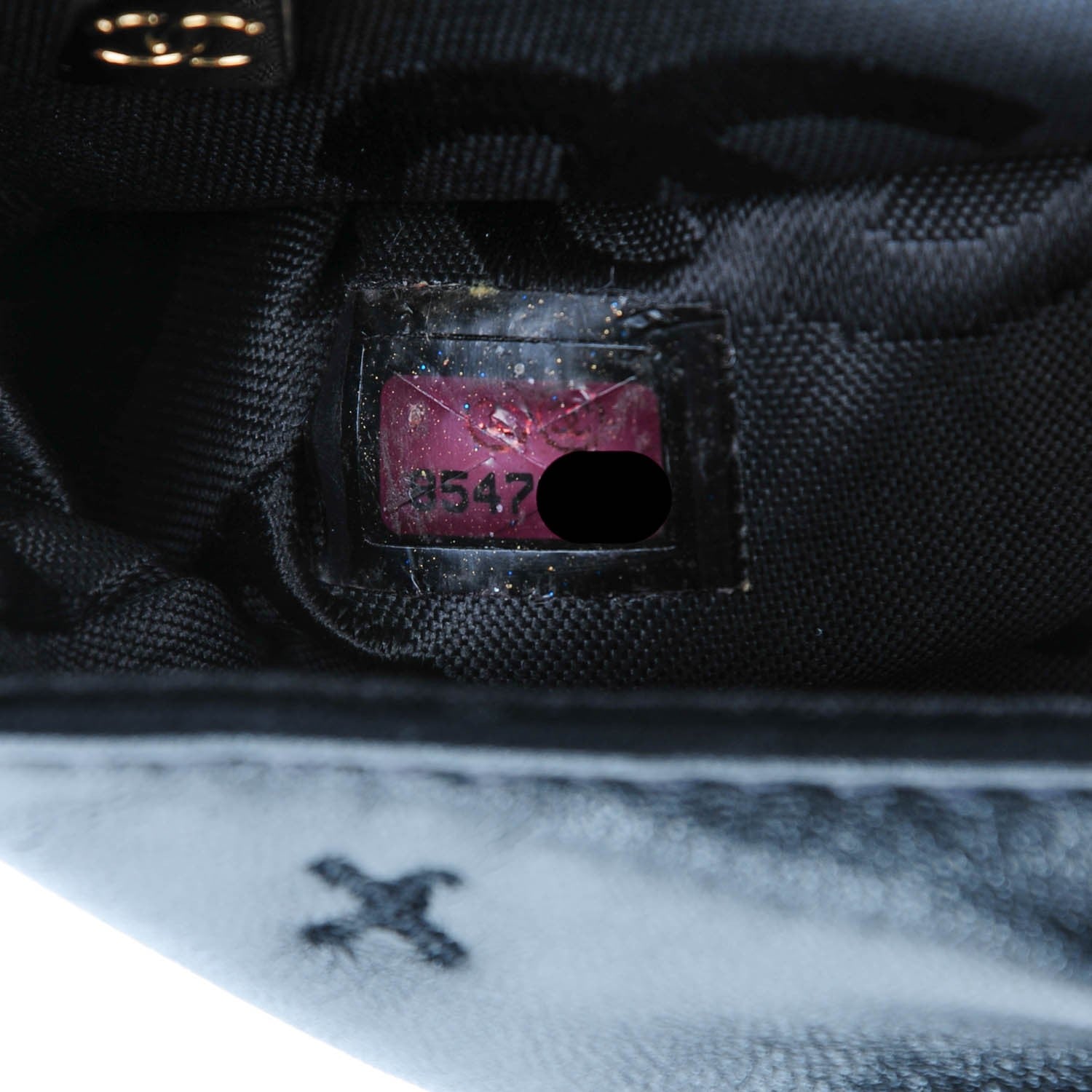 Chanel Lambskin Stitched Mini Flap Black 8 of 8