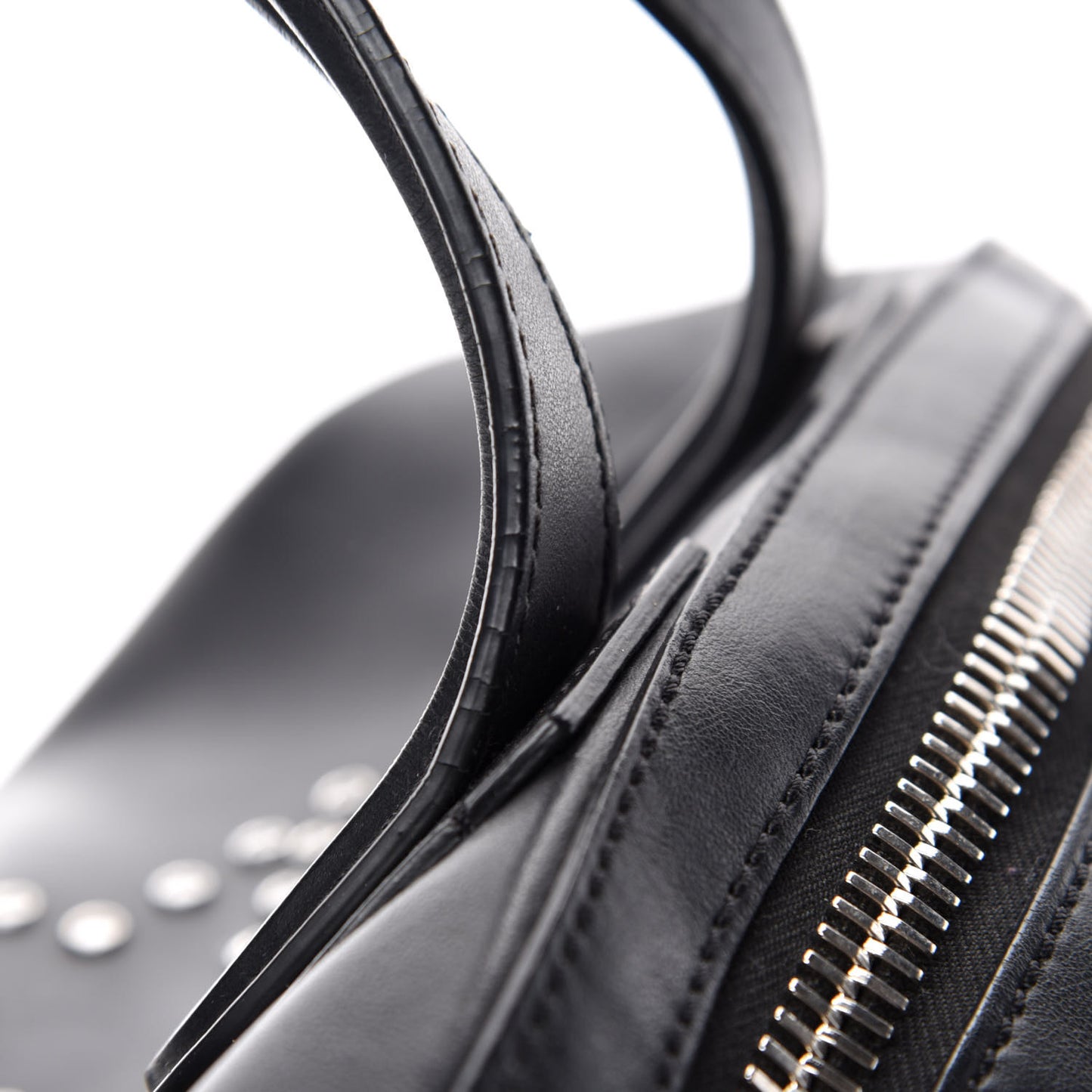 Calfskin Star Embellished Small Nightingale Black
