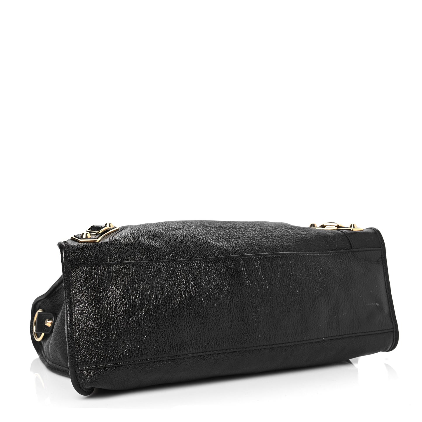 Chevre Gold Metallic Edge Hardware City Black