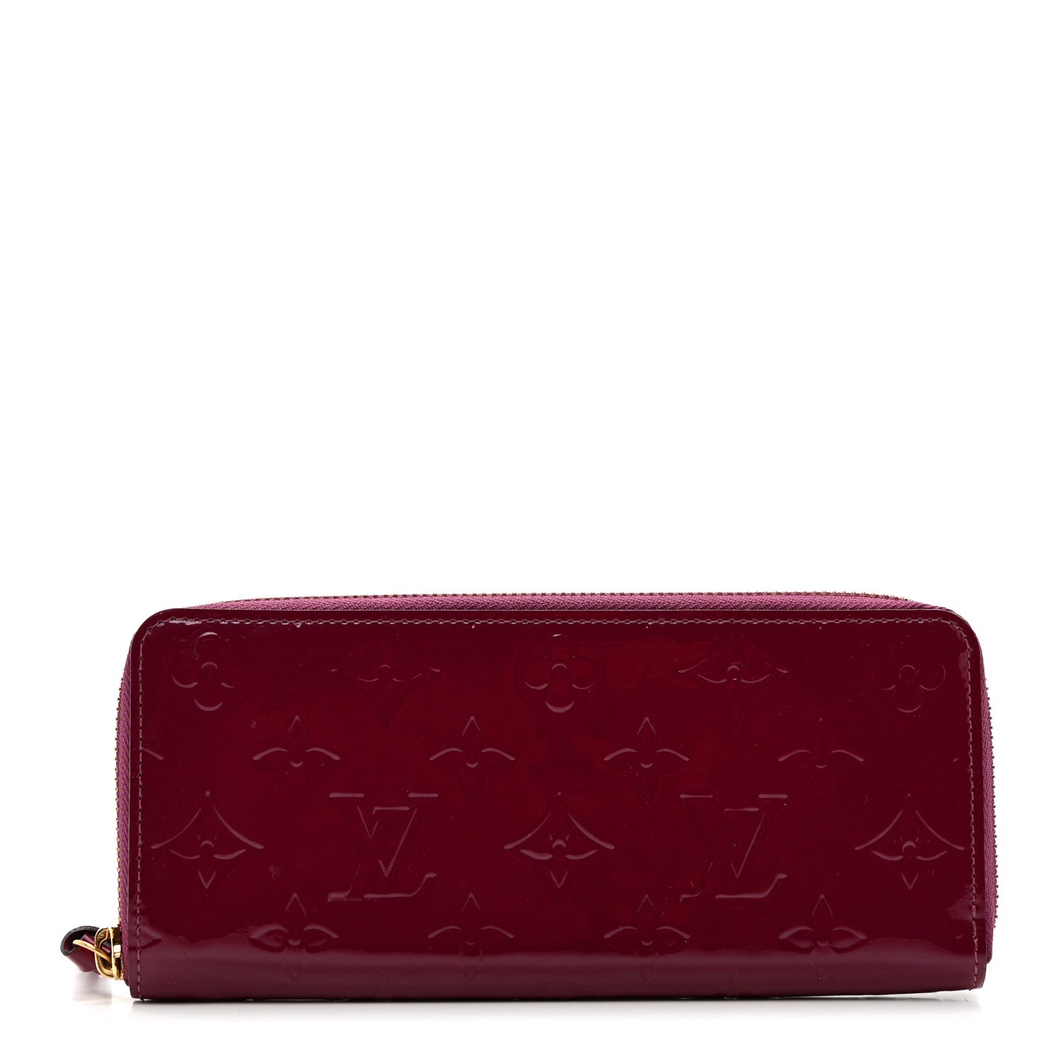 Louis Vuitton Vernis Clemence Wallet Magenta 1 of 6