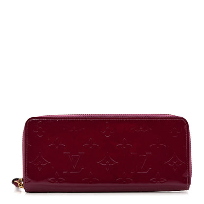 Louis Vuitton Vernis Clemence Wallet Magenta 1 of 6
