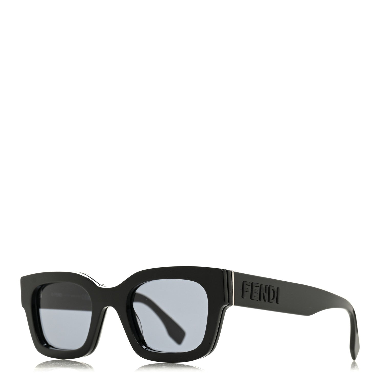 Fendi Acetate Square Sunglasses FE40119I Black 1 of 7