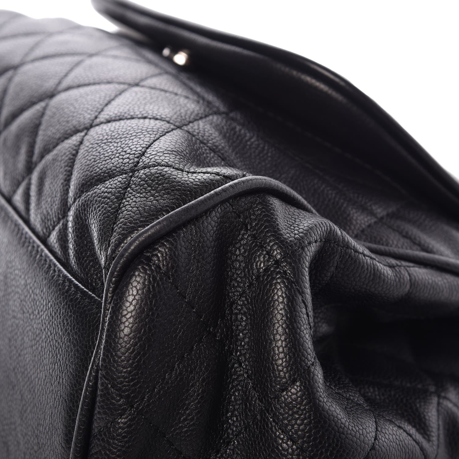 Chanel Caviar Quilted Timeless Accordion Flap Black 11 of 13