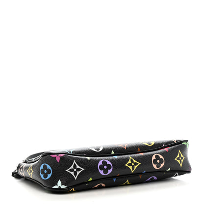Louis Vuitton LV X TM Monogram Multicolor Pochette Accessories Black 4 of 10