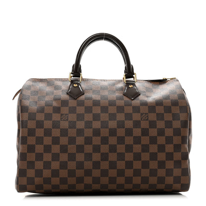 Louis Vuitton Damier Ebene Speedy 35 1 of 12