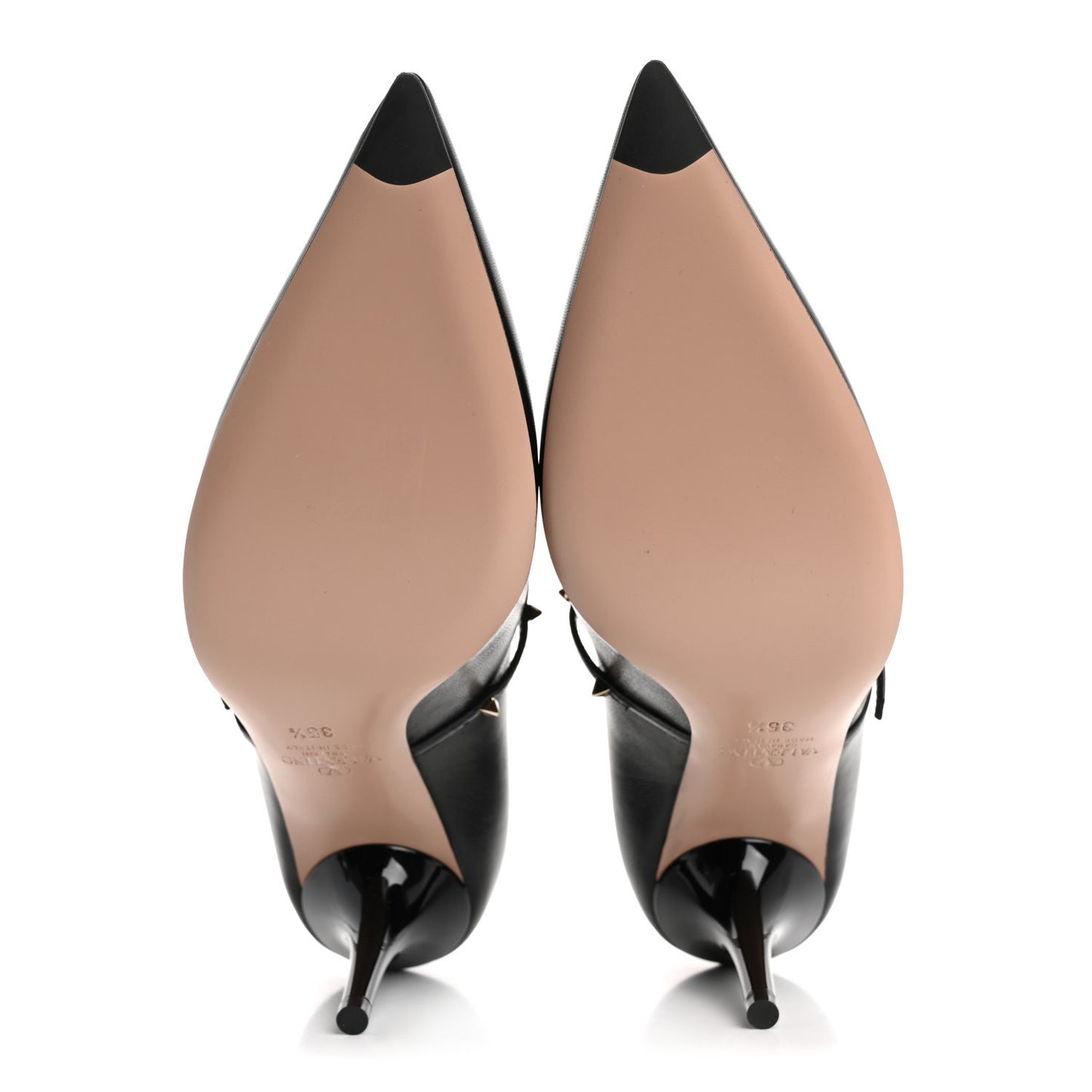 Nappa Rockstud Wispy Mary Jane 80mm Pumps 35.5 Black