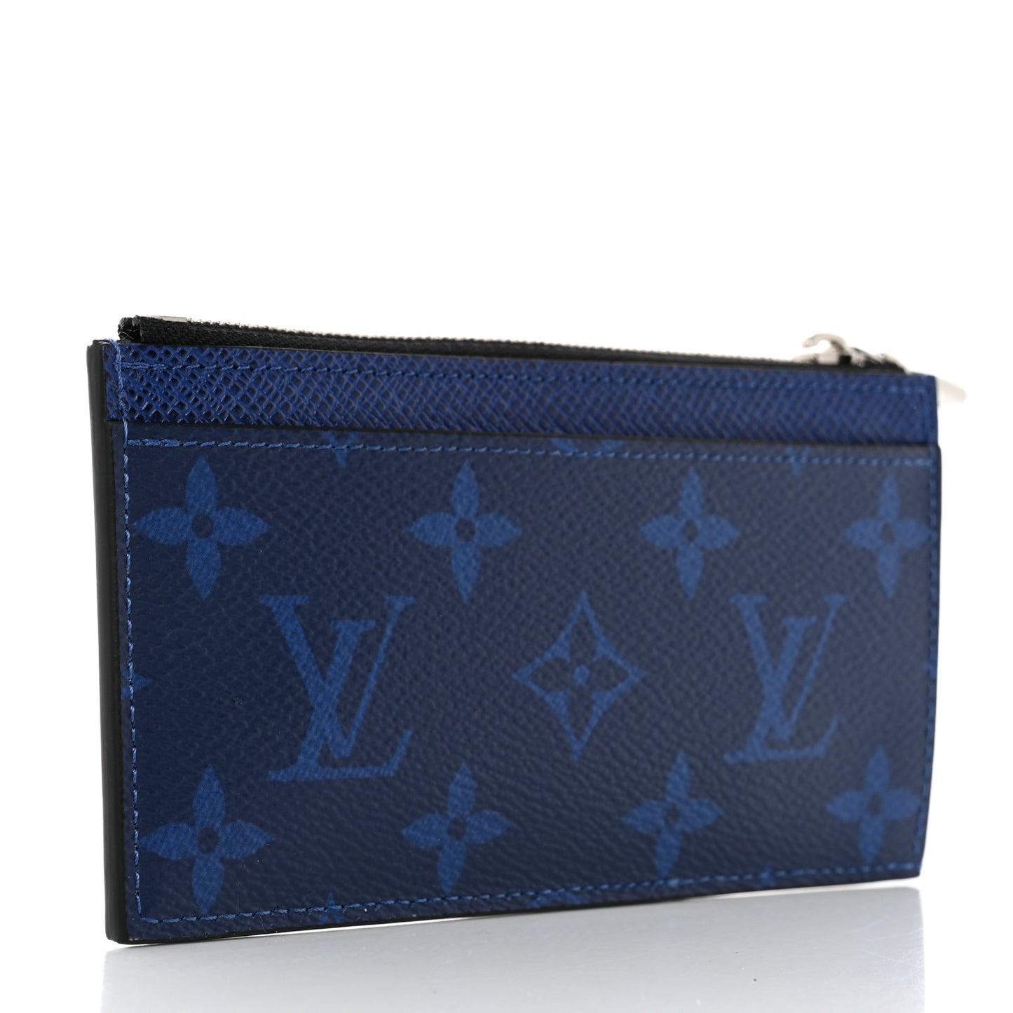 Monogram Taiga Coin Card Holder Cobalt