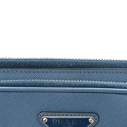 Prada Saffiano Travel Double Zip Crossbody Belt Bag Cobalto 10 of 10