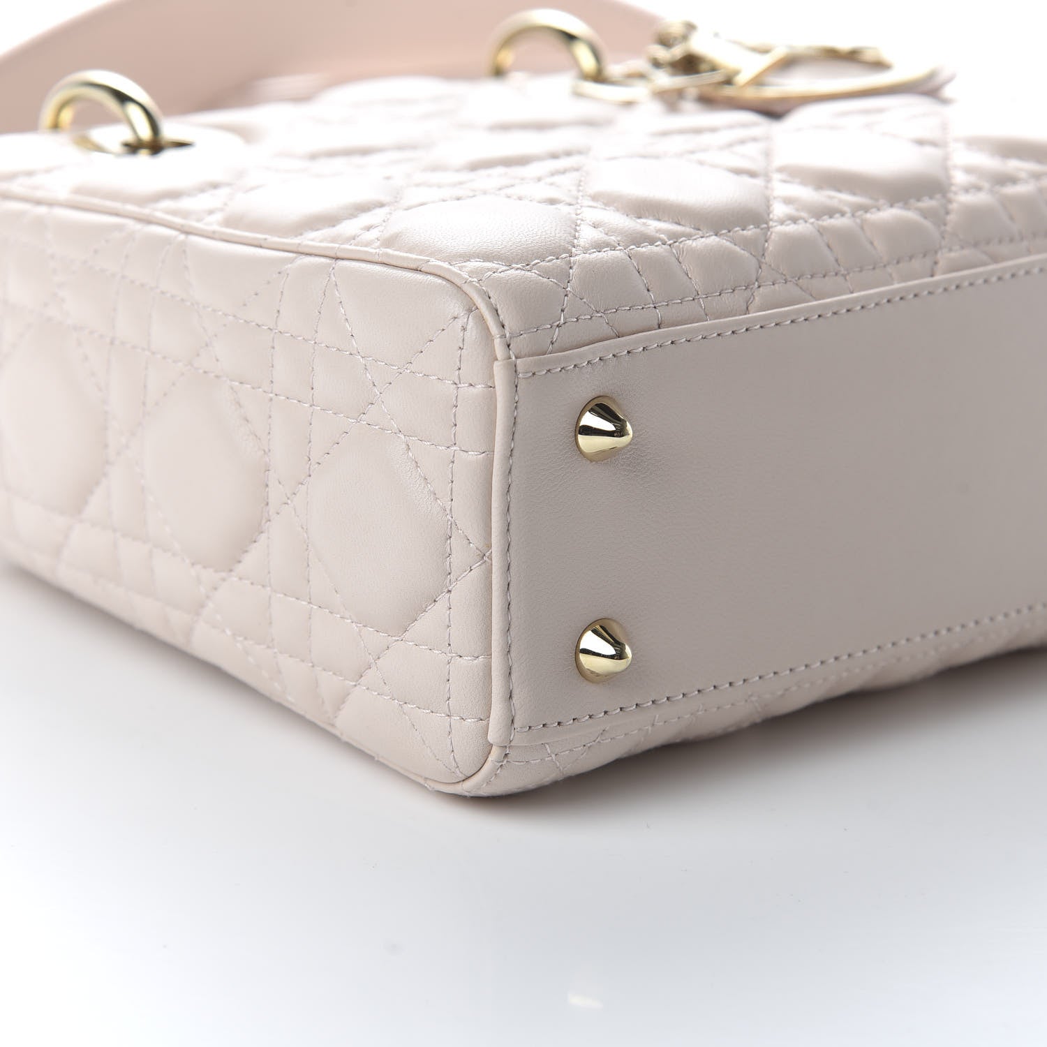 Christian Dior Lambskin Cannage Small Lucky Badges My Lady Dior Pink 6 of 9